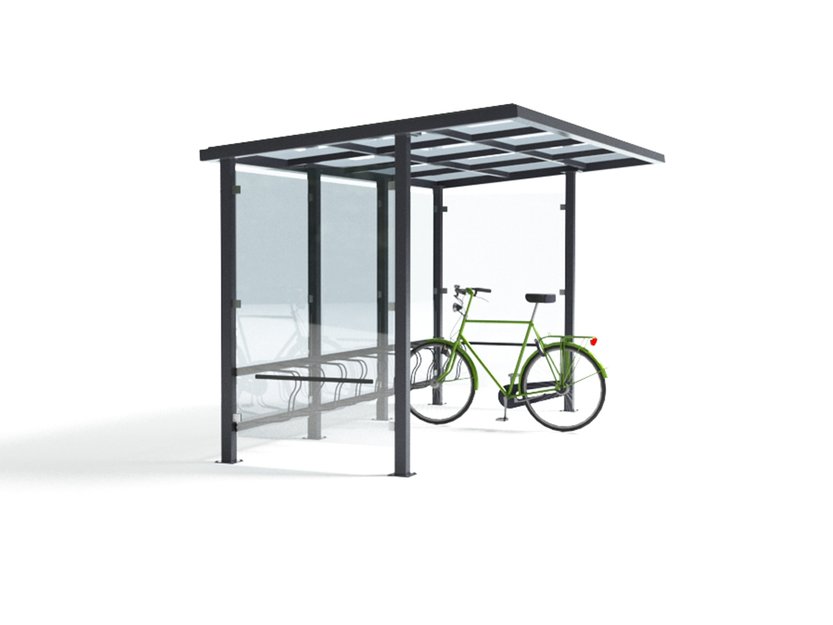 Akva Bicycle shelter – Dambis – linnamööbel, prügikastid, pargipingid,  jalgrattahoidjad